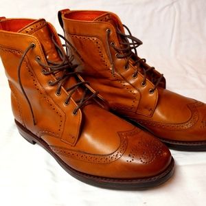 Men’s Allen Edmonds Dalton Dress Boots 9.5E Walnut